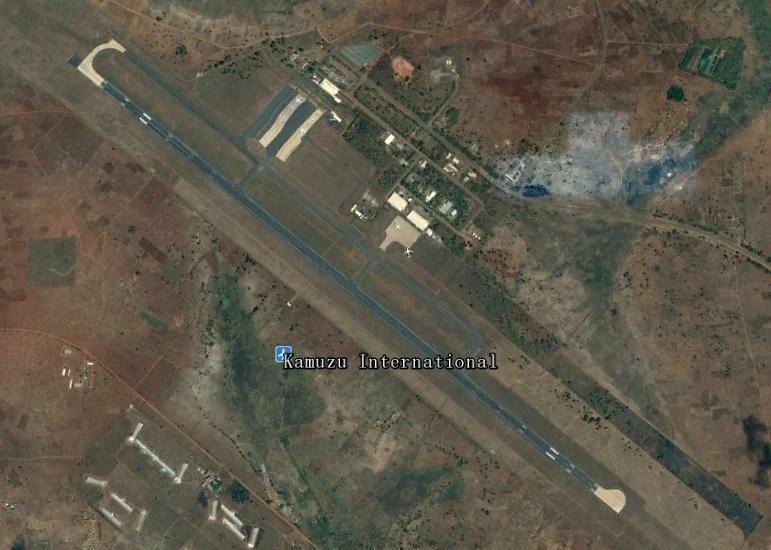 鳥瞰利隆圭國際機場