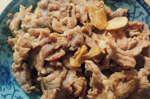 清煮肉片 清煮肉片