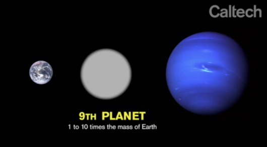Planet 9質量可能最大為地球的十倍