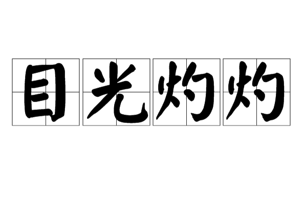 目光灼灼 目光灼灼
