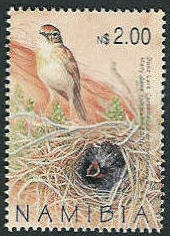 沙丘歌百靈(納米比亞郵票)