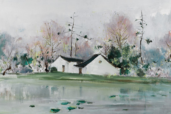 湖中小屋 湖中小屋