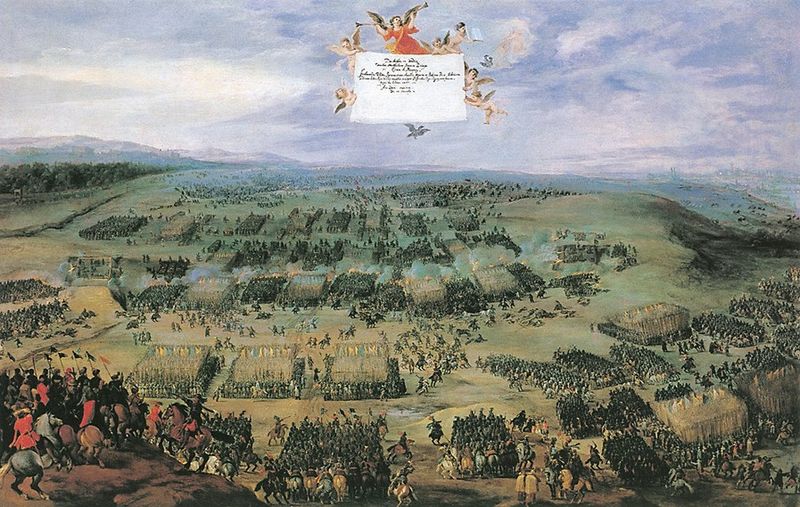 描述蒂利伯爵勝利的白山戰役油畫
