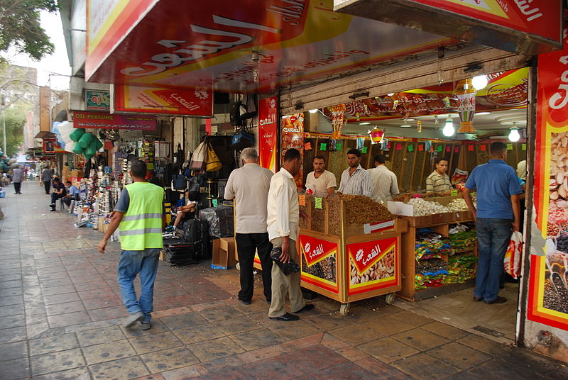 亞喀巴市中心的商店
