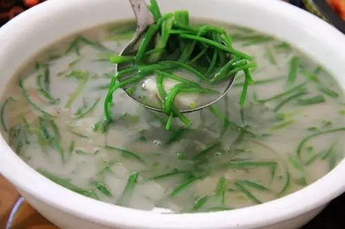 韭根湯 韭根湯