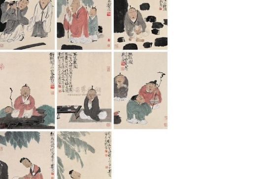 人物合冊 人物合冊