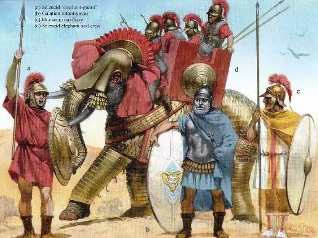 塞琉古戰象分隊 加拉太傭兵與地方民兵