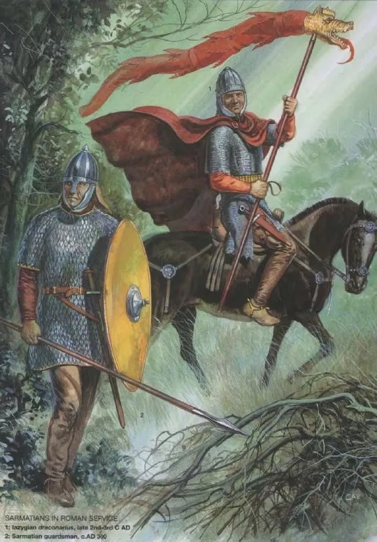 加入羅馬軍隊的伊阿基格斯人 其中就包括了歷史上亞瑟王的原型