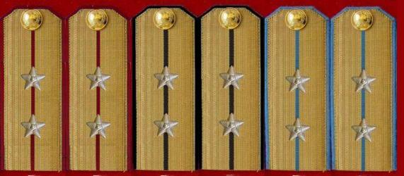 陸海空軍中尉常服肩章(1955—1965)