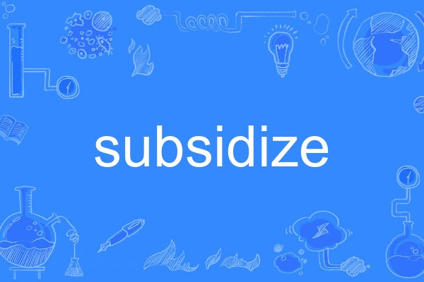 subsidize subsidize