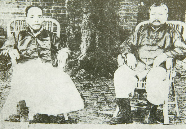 岑春煊與梁啓超（1916年）