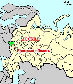 布良斯克州地理位置圖