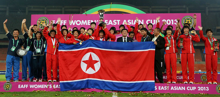 女子組冠軍朝鮮隊