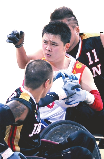 中國輪椅橄欖球隊隊員陳君