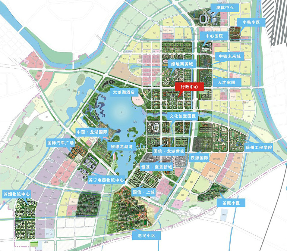 徐州新城區地圖