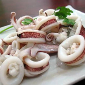 白灼鮮魷 白灼鮮魷