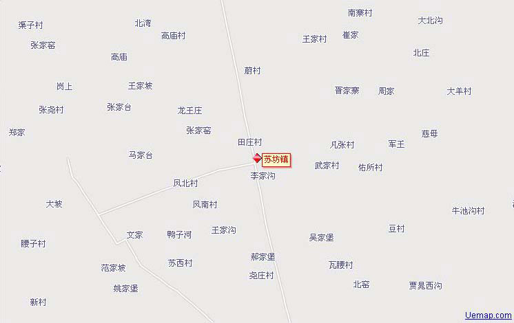 蘇坊鎮旅遊地圖