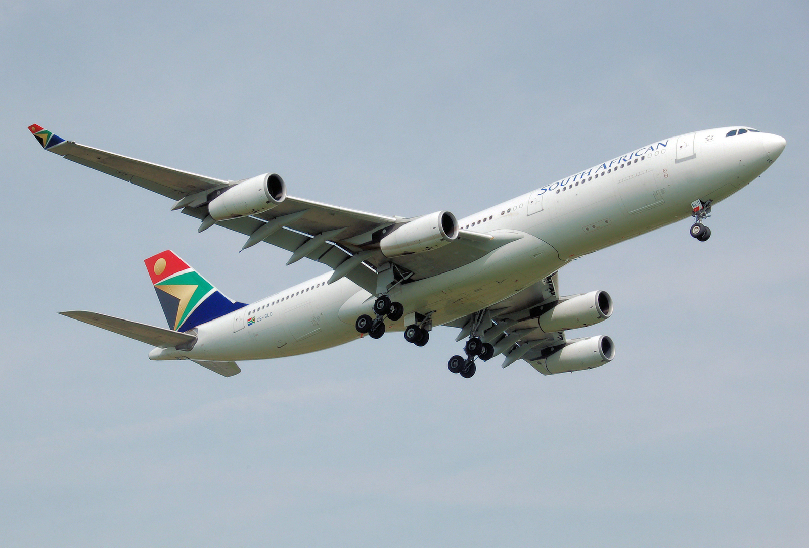 SOUTH AFRICAN AIRWAY空客340-200