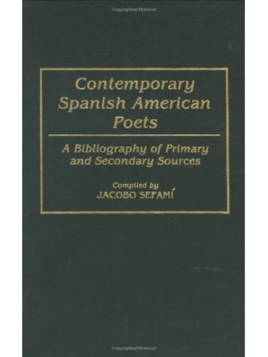 Contemporary Spanish American Poets Contemporary Spanish American Poets