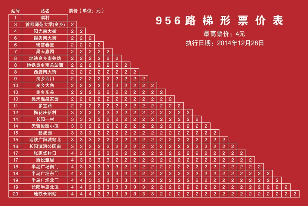北京公交956路 北京公交956路