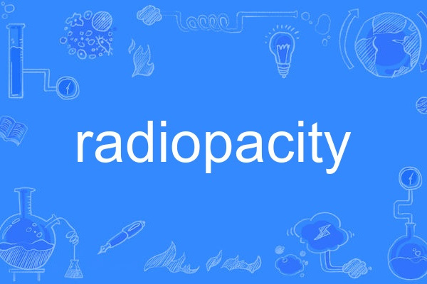 radiopacity radiopacity