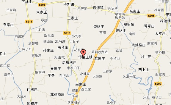 譚格莊鎮地理位置