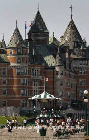 魁北克城標誌性建築——弗龍特納克城堡