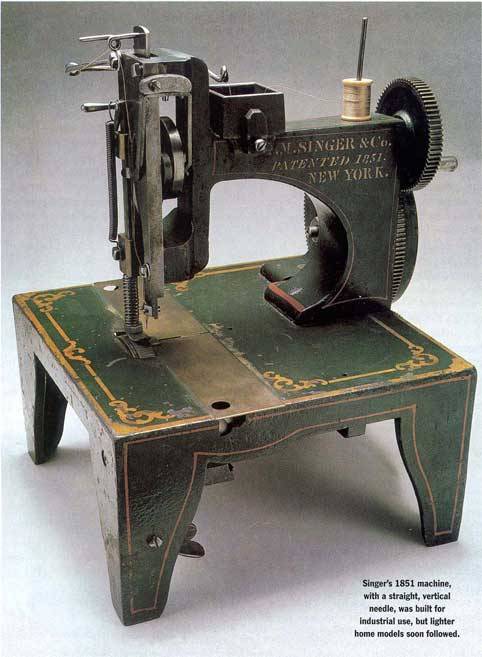 埃利阿斯·霍威發明的縫紉機