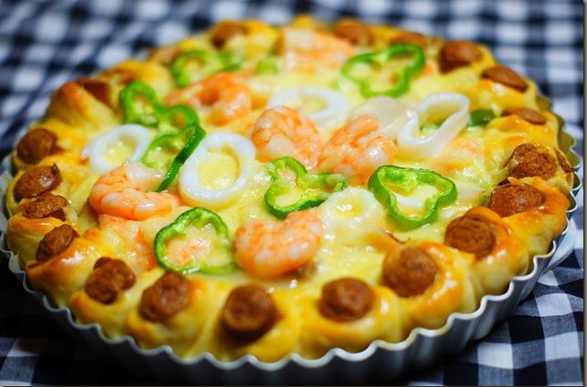 脆腸鮮蝦披薩(脆腸鮮蝦pizza) 脆腸鮮蝦披薩(脆腸鮮蝦pizza)