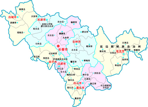 吉林省行政區劃