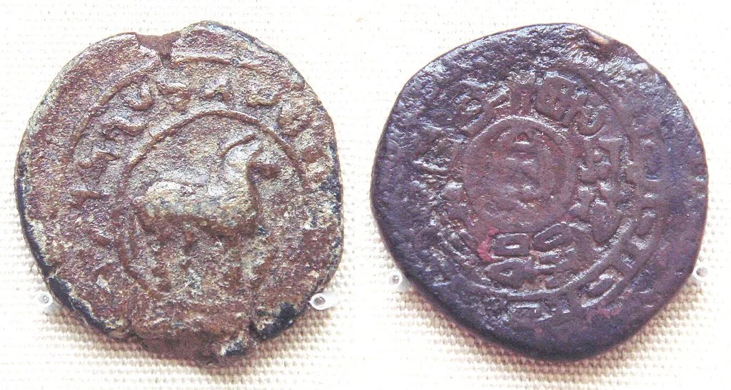 于闐王國早期錢幣 有比較濃郁的伊朗風格