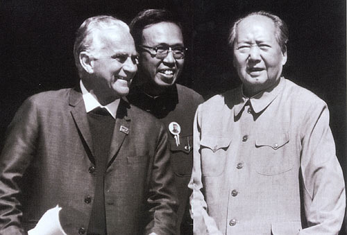 斯諾和毛澤東
