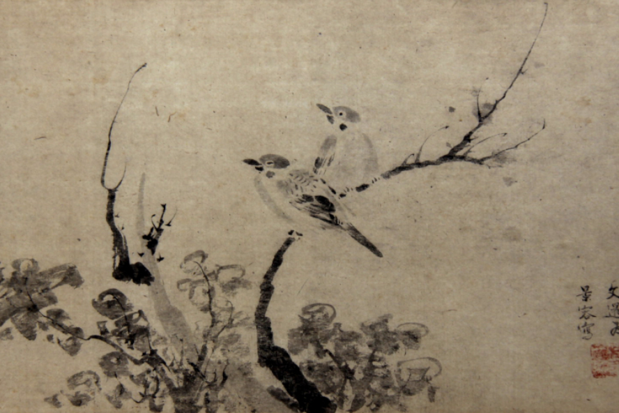 秋樹雙雀圖 秋樹雙雀圖