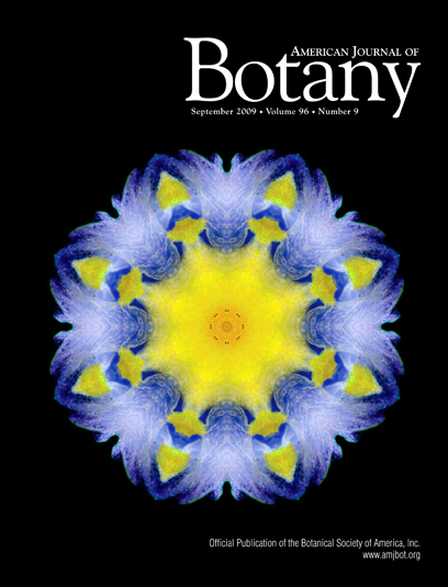 美國植物學雜誌封面