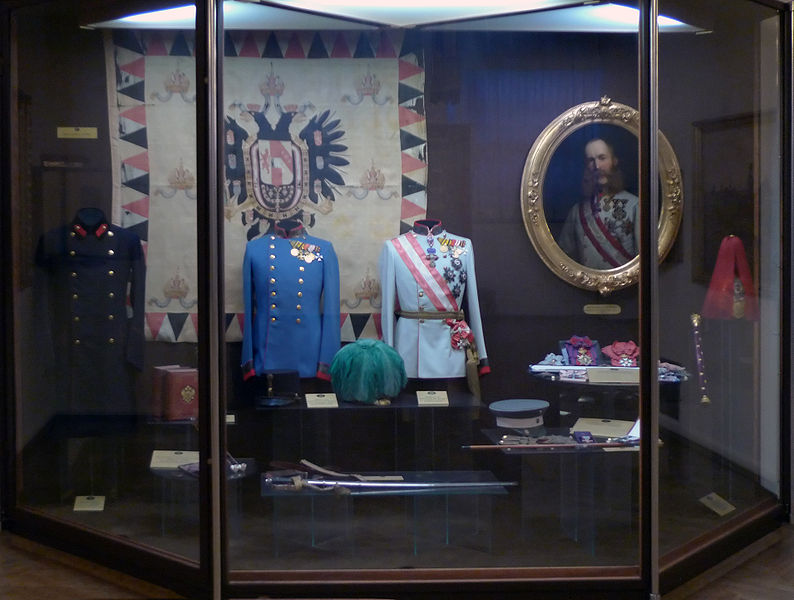 博物館展出的弗蘭茨·約瑟夫一世用過的東西