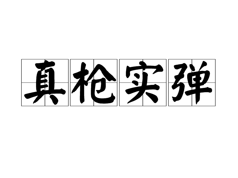 真槍實彈 真槍實彈