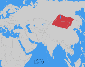 蒙古帝國疆域的擴大演變