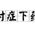 對症下藥(成語) 對症下藥(成語)