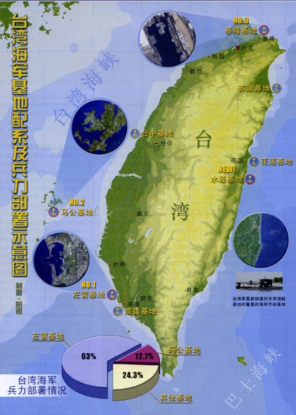 台灣海軍兵力部署情況