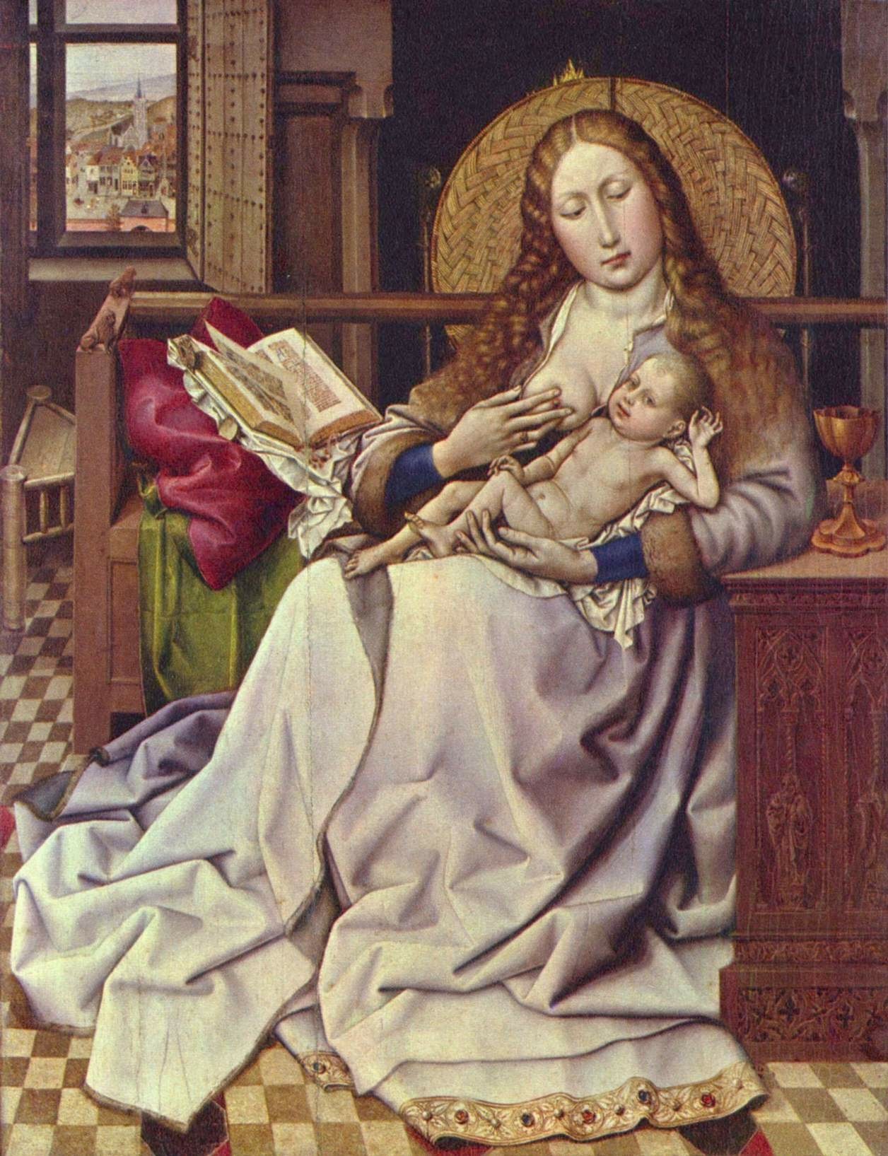羅伯特·康賓畫聖母子