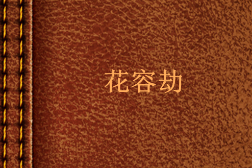 花容劫(小說) 花容劫(小說)