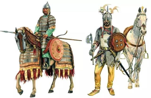 蒙古與北印度騎兵的風格對比