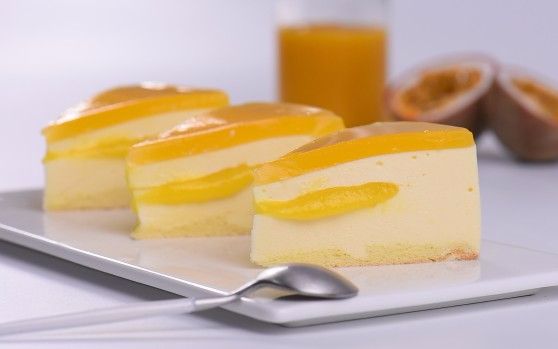 芒果百香果凍芝士蛋糕