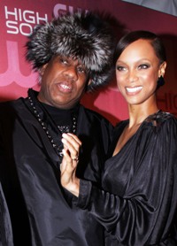 Andre Leon Talley和Tyra Banks