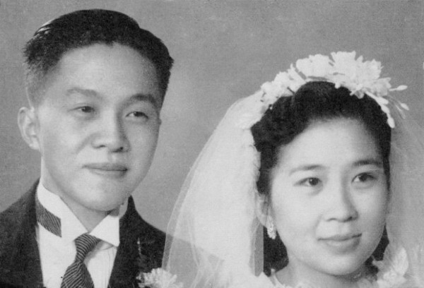 1941年12月29日吳之理、章央芬結婚照
