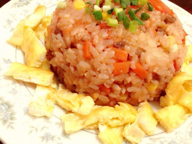 番茄肉末飯 番茄肉末飯