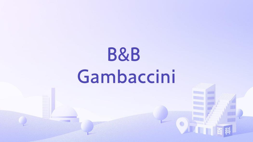 B&B Gambaccini B&B Gambaccini