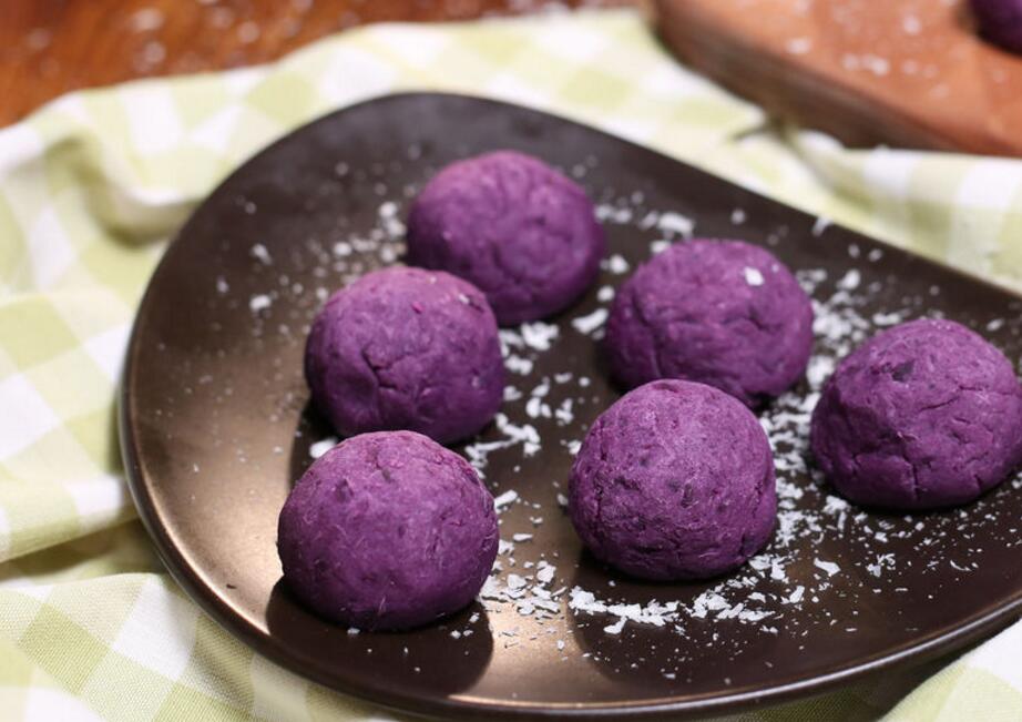 黃薯球紫薯球