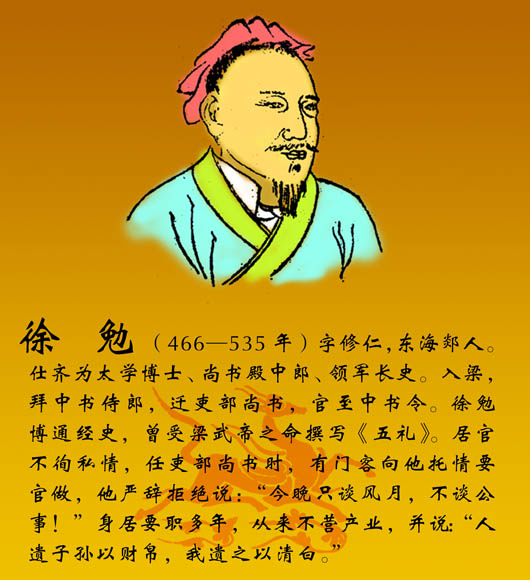 徐勉(南北朝時期南梁名臣、文學家)