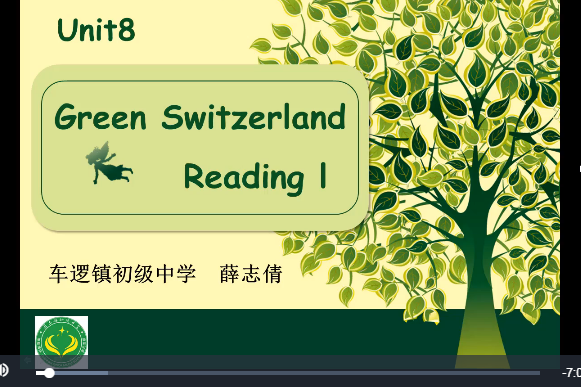 八下 Unit8 A green world (Reading I) 八下 Unit8 A green world (Reading I)